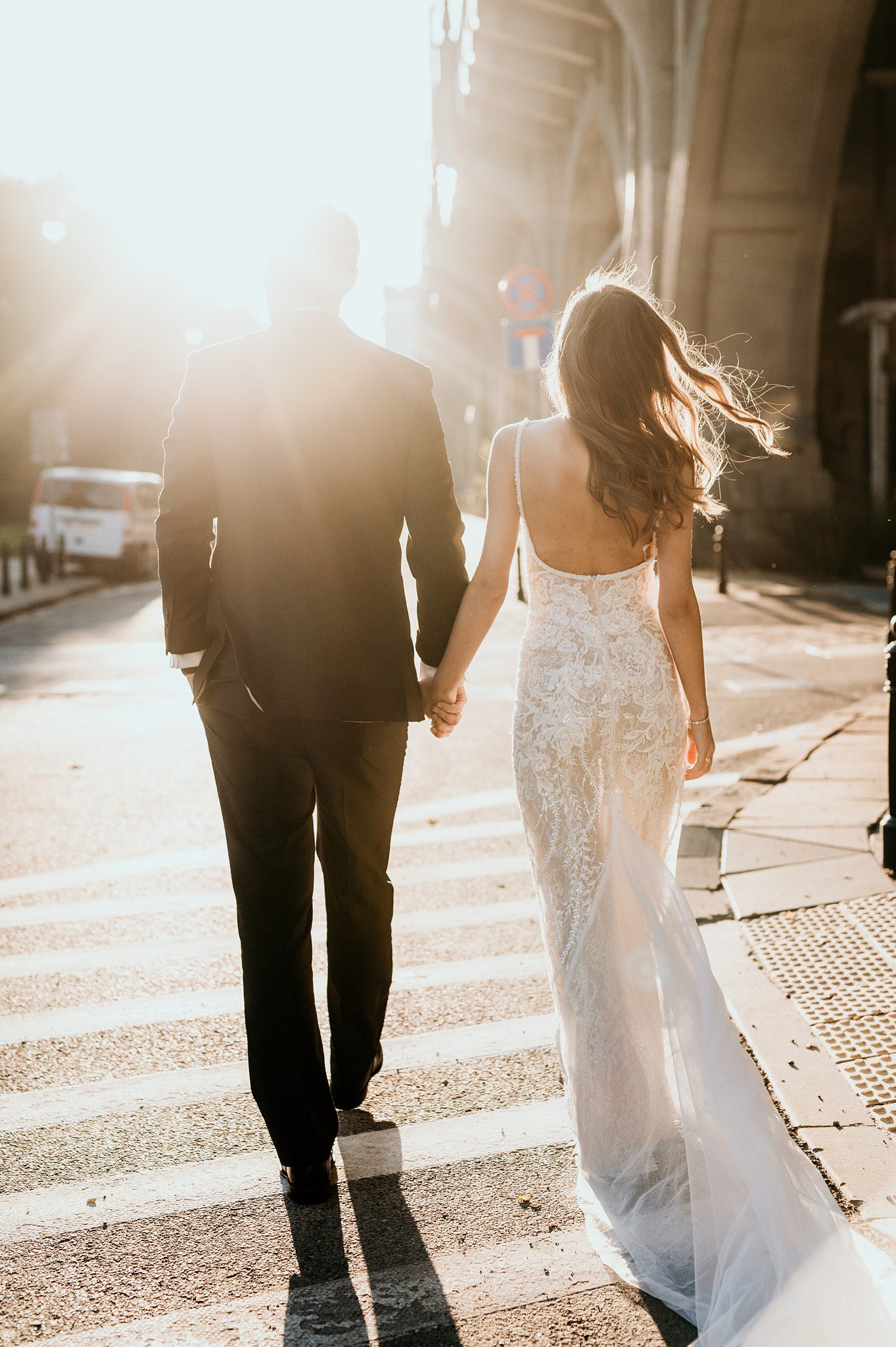 sesja poślubna w mieście