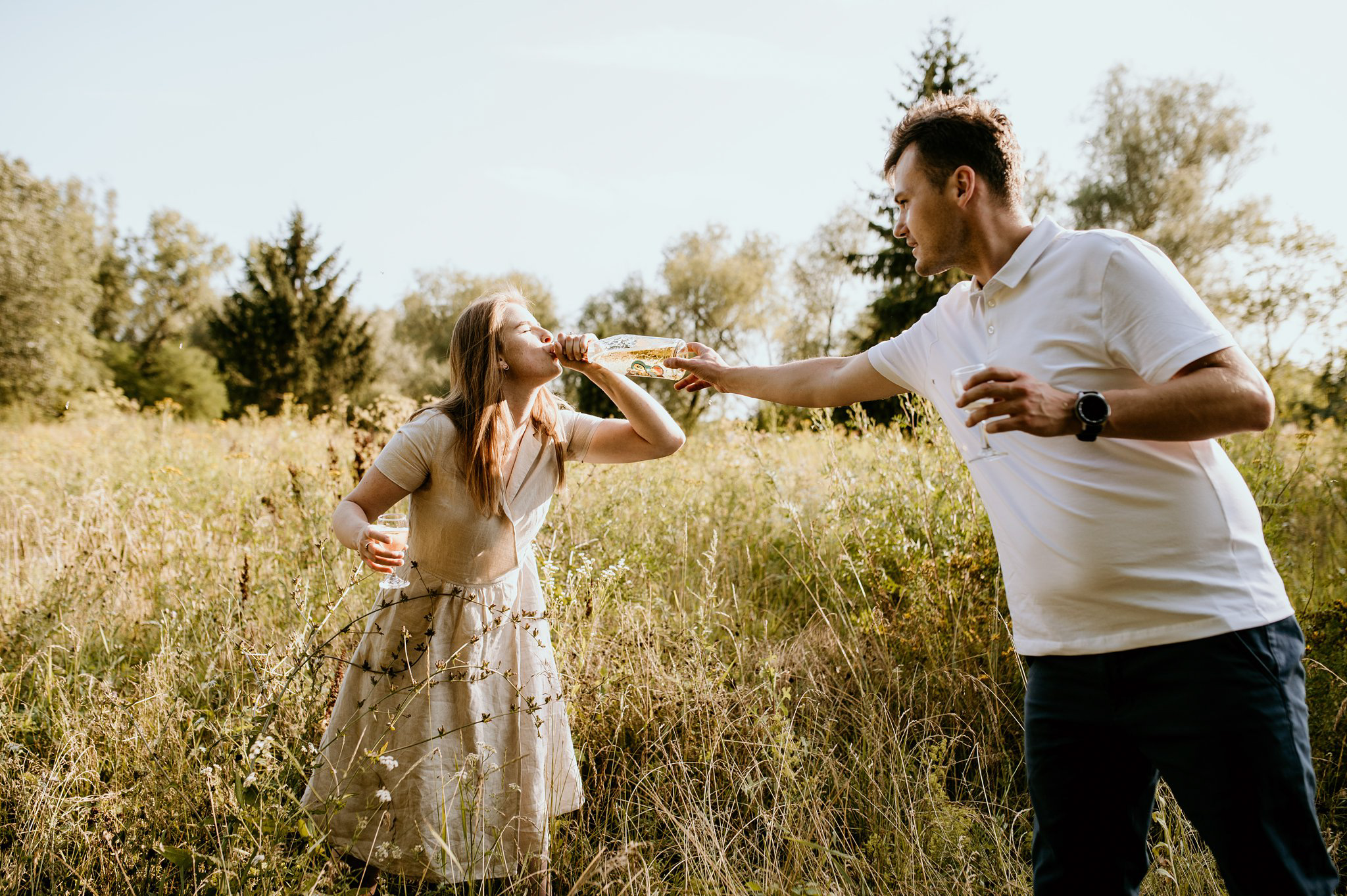 sesja zdjęciowa na luzie warszawa
