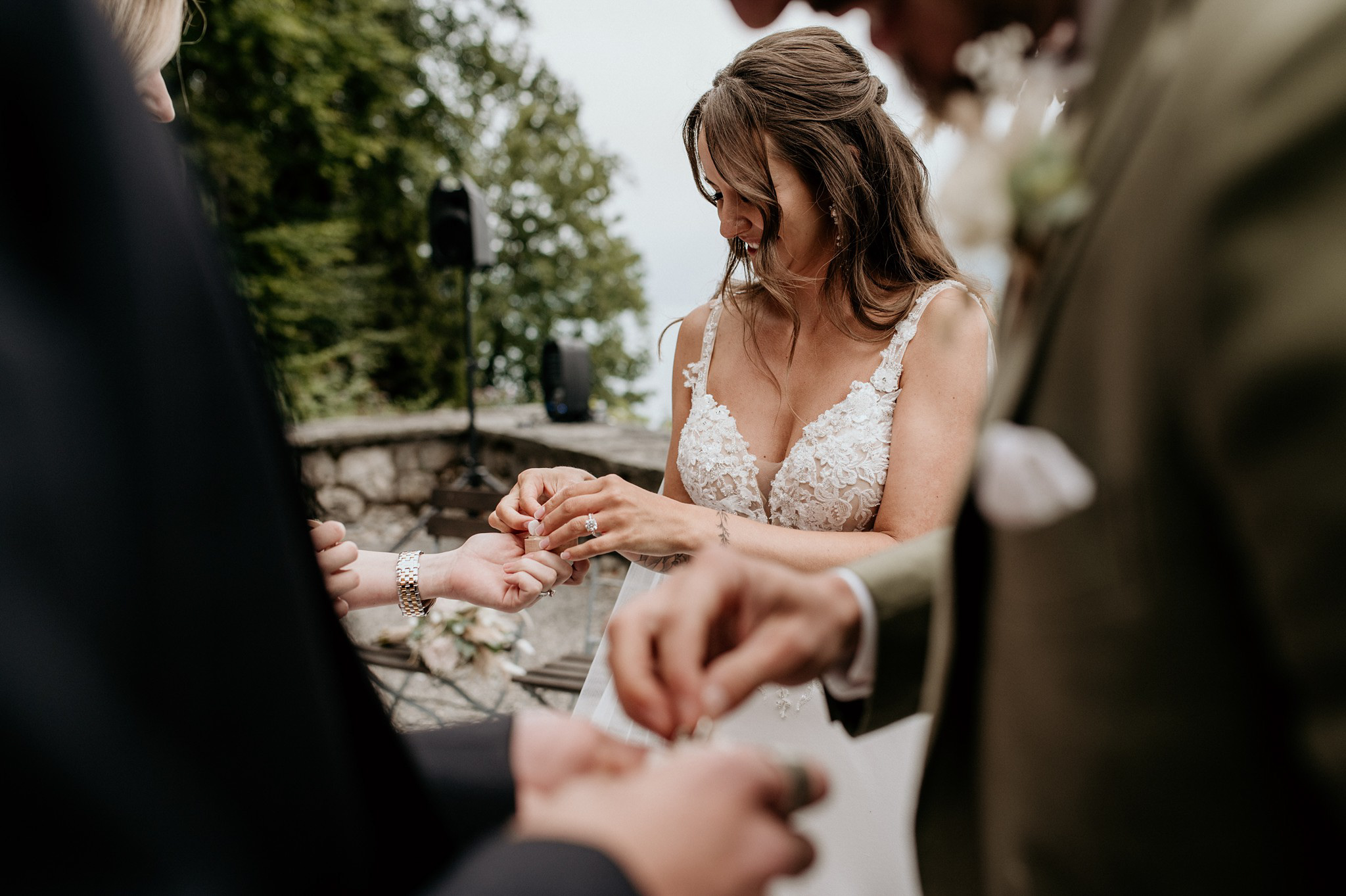 fotograf ślubny ślub nad jeziorem