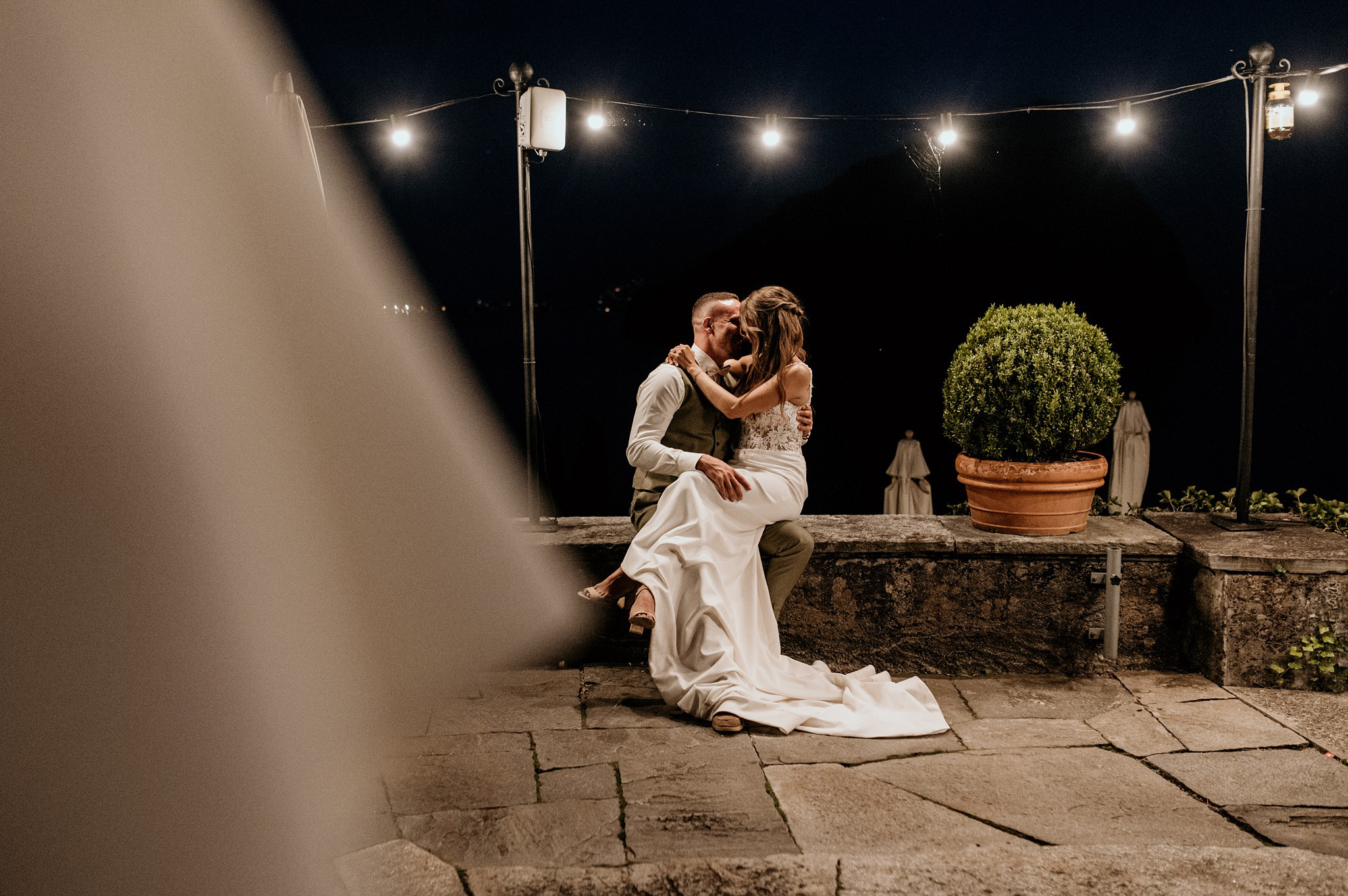 sesja ślubna podczas wesela