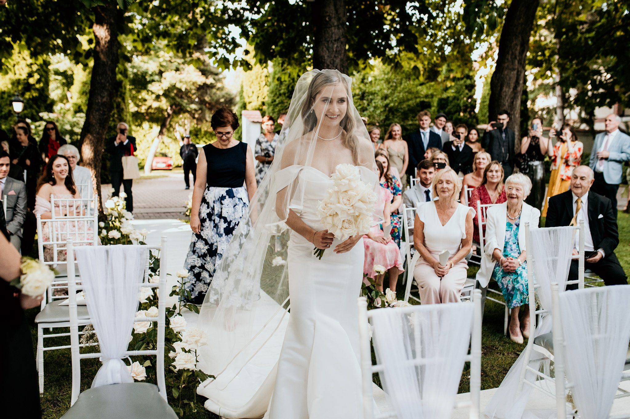 ślub glamour w plenerze warszawa